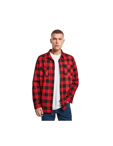 B-BY031-Checked Flannel Shirt